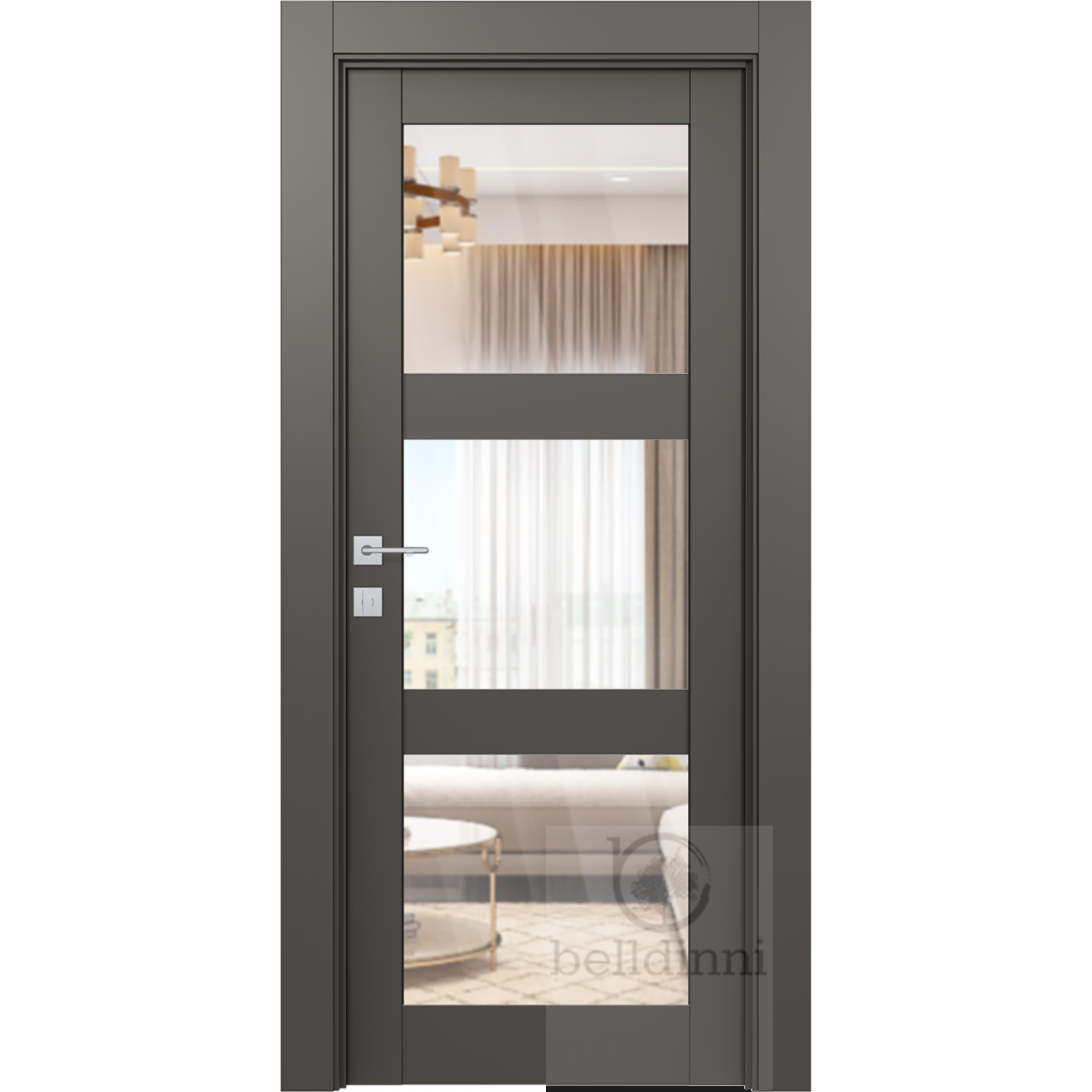 Avon 3 Lite Clear Vetro Gray Matte
