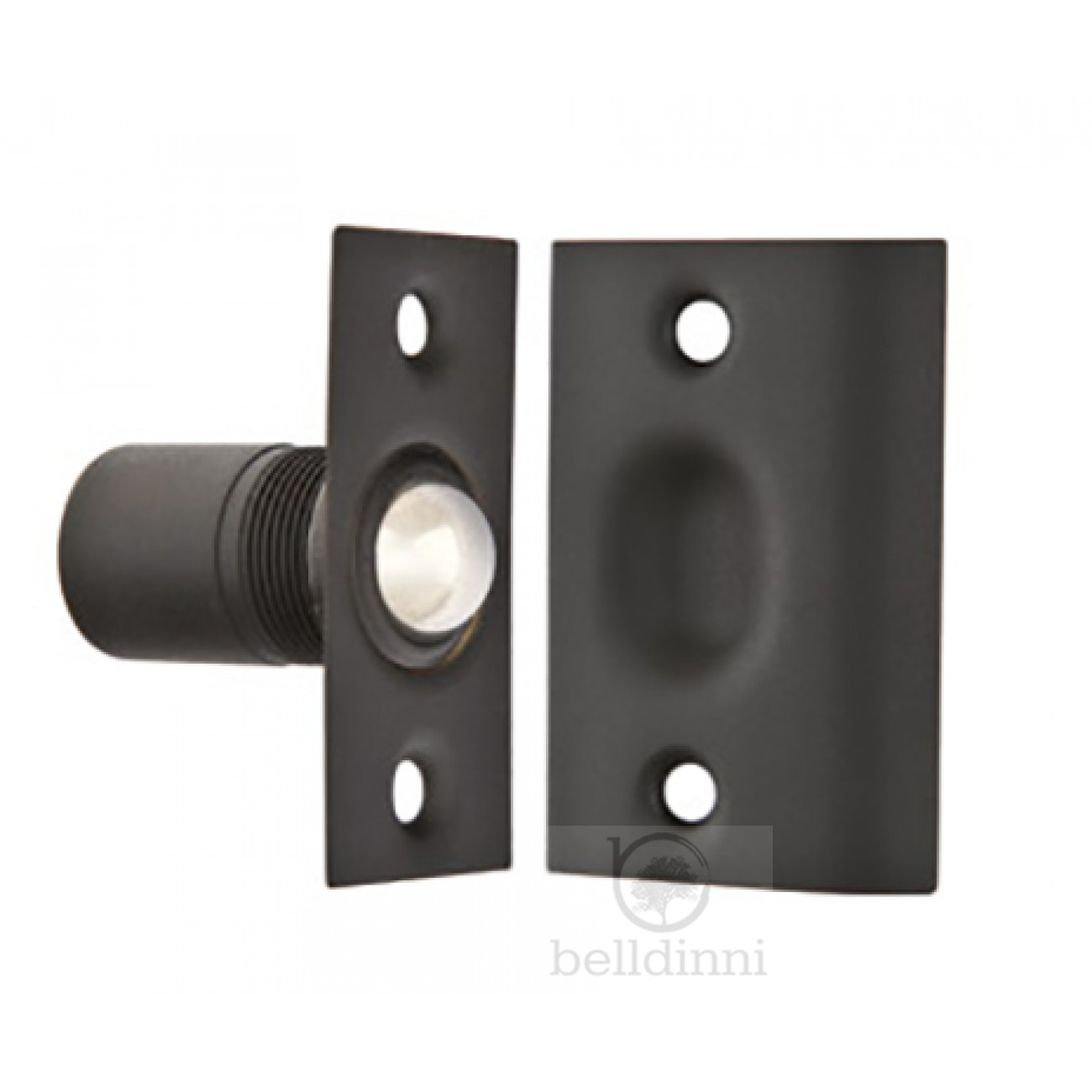 BALL & CATCH SOLID BRASS - 8802 US19 FLAT BLACK