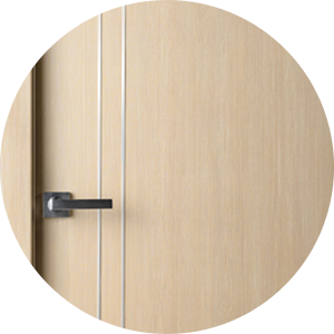 Avon 01 1H Gold Veralinga Oak door has one gold strip